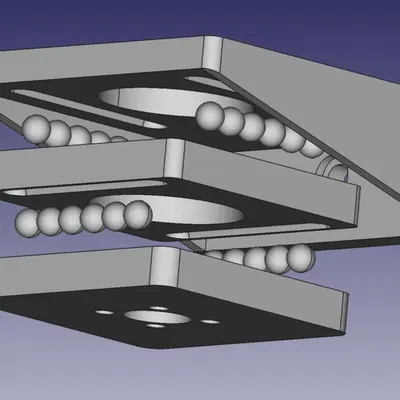Cặp nối Oldham Z-Axis không rung và bảo vệ hot-end