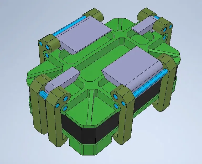 Giá đỡ bình nhựa SL1S với hệ thống khóa - Image 1