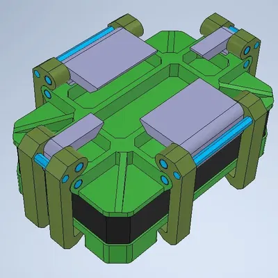 Giá đỡ bình nhựa SL1S với hệ thống khóa