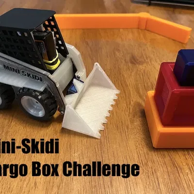 Thử thách xếp chồng hộp hàng Mini Skidi