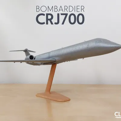 Mô hình máy bay Bombardier CRJ700 tỷ lệ 1:100