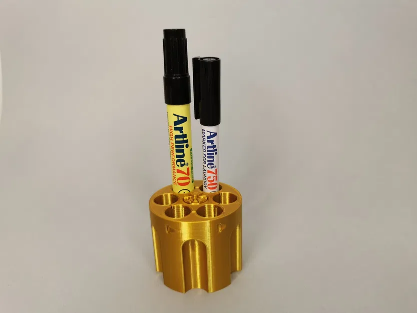 Giá đỡ bút hình trụ kiểu súng lục không cần giá đỡ - Image 1