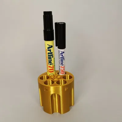 Giá đỡ bút hình trụ kiểu súng lục không cần giá đỡ