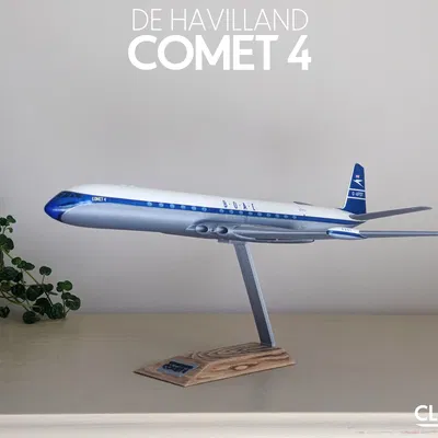 Mô hình máy bay thương mại De Havilland Comet 4 tỉ lệ 1:100