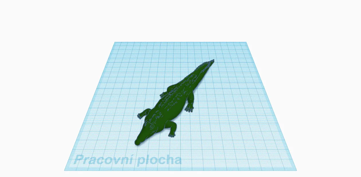 Mô hình cá sấu chi tiết và sống động - Image 1