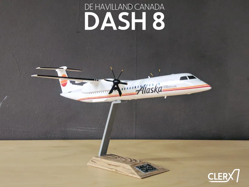 Mô hình máy bay De Havilland Canada Dash 8 Q400 tỉ lệ 1:100 - Image 1