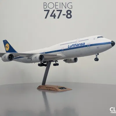 Mô hình máy bay Boeing 747-8 tỉ lệ 1:144