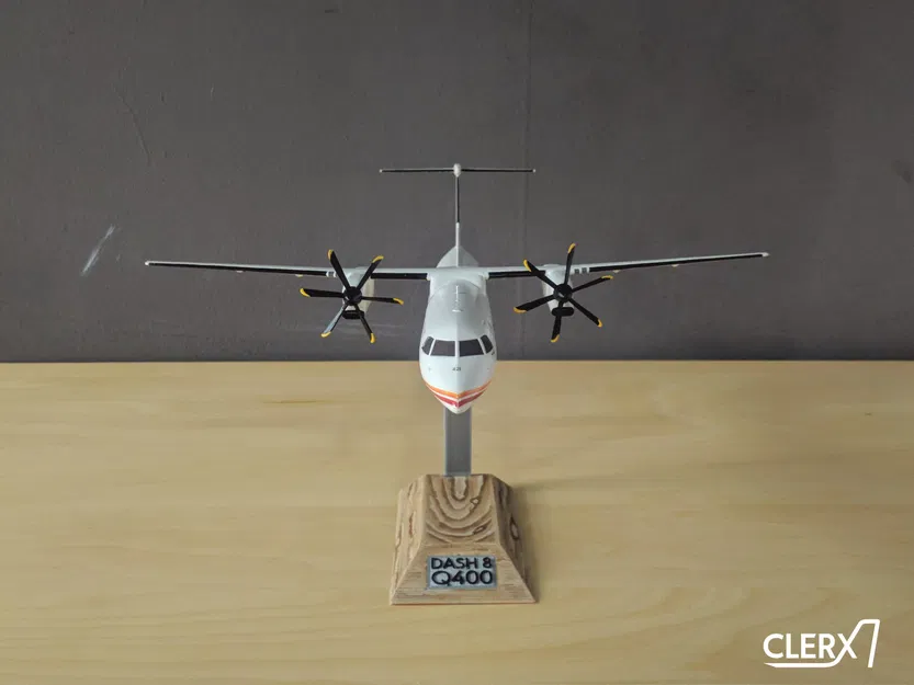Mô hình máy bay De Havilland Canada Dash 8 Q400 tỉ lệ 1:100 - Image 3