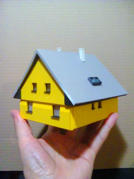 Mô hình nhà 1:100 chi tiết cho bộ lắp ráp 3D - Image 4