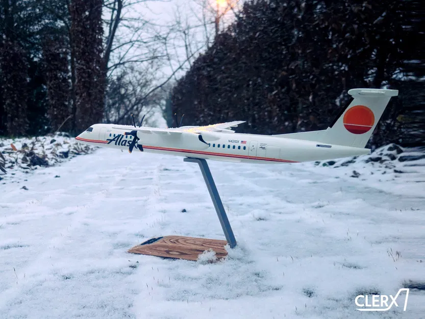 Mô hình máy bay De Havilland Canada Dash 8 Q400 tỉ lệ 1:100 - Image 5