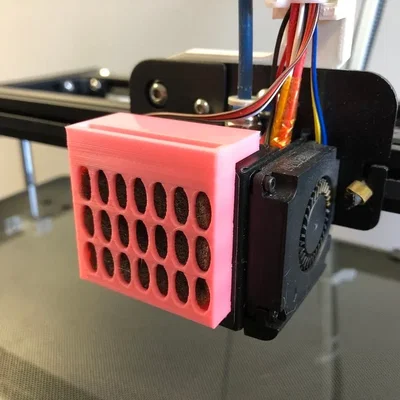 Bộ lọc quạt cho máy in 3D Ender 5 chống lông mèo