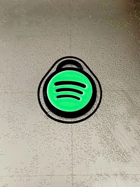 Móc khóa NFC 25mm phong cách Spotify nhẹ nhàng - Image 1