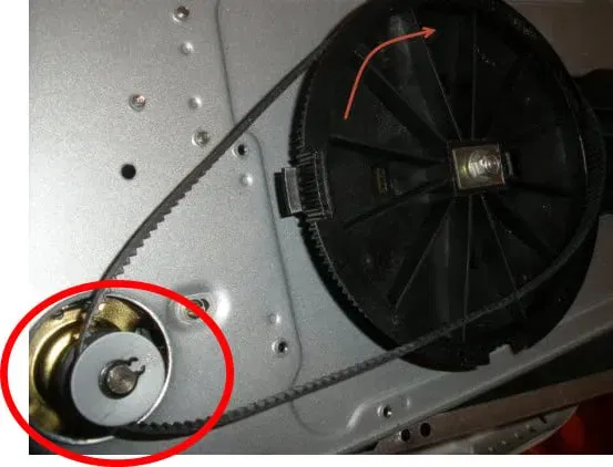 Puli dây curoa máy làm bánh Orion OBMD-1401 - Image 7