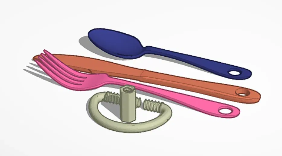 Bộ dụng cụ ăn uống cho cắm trại và đi bộ đường dài - Image 1