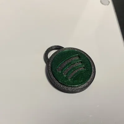 Móc khóa NFC thiết kế logo cho Rickrolling