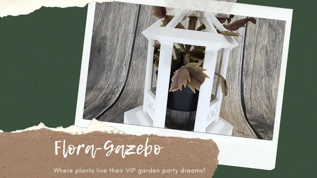 Giá đỡ cây cối Flora-Gazebo cho không gian sống thêm sinh động - Image 1