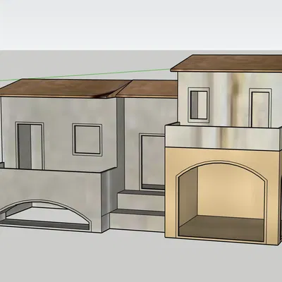 Nhà búp bê GT 30 cho mô hình Giáng sinh