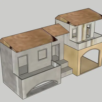 Nhà búp bê GT 30 cho mô hình Giáng sinh