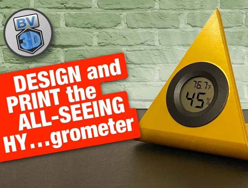 Giá đỡ cảm biến độ ẩm và nhiệt độ kiểu kim tự tháp - Image 1