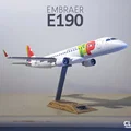 Mô hình máy bay Embraer E190 tỉ lệ 1:100 - Thumbnail 1