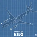 Mô hình máy bay Embraer E190 tỉ lệ 1:100 - Thumbnail 6