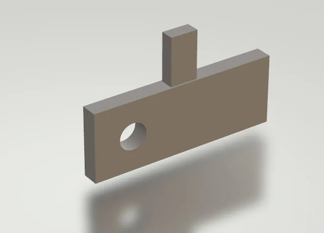 Chìa khóa hình chữ nhật GDF với kích thước điều chỉnh 6cm - Image 1