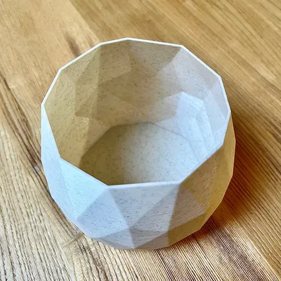 Chậu cây Low Poly in chế độ bình vase