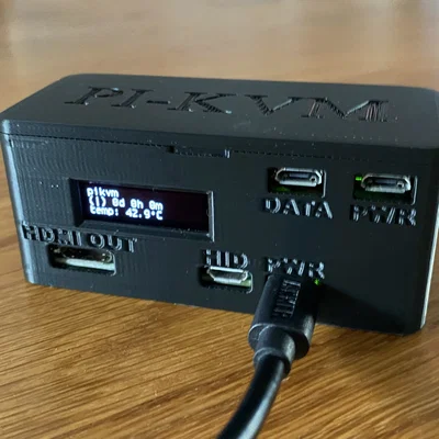 Vỏ PiKVM Zero cho Raspberry Pi Zero với màn hình OLED