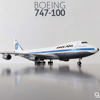 Mô hình máy bay Boeing 747-100 tỷ lệ 1:144