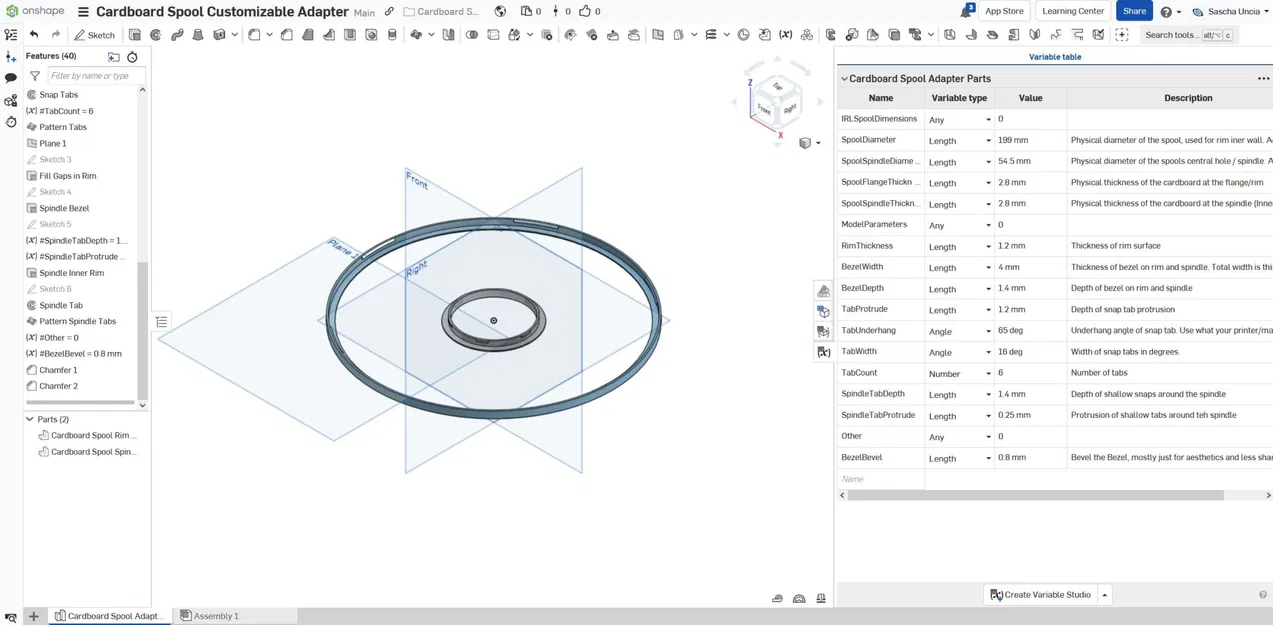 Bộ bảo vệ cuộn giấy cấu hình được cho Polymaker và Duramic - Image 4