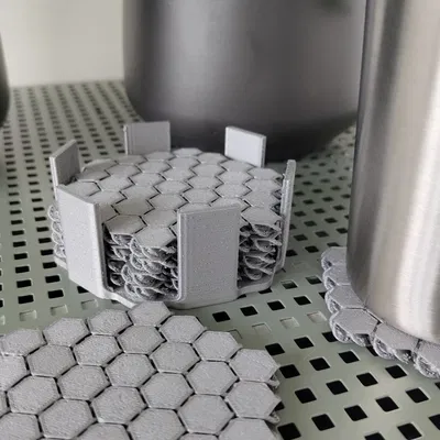 Giá đỡ cho 6 đế lót ly vải NASA hình lục giác