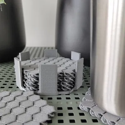 Giá đỡ cho 6 đế lót ly vải NASA hình lục giác