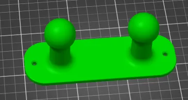 Giá treo đồ 2 móc treo - Image 1