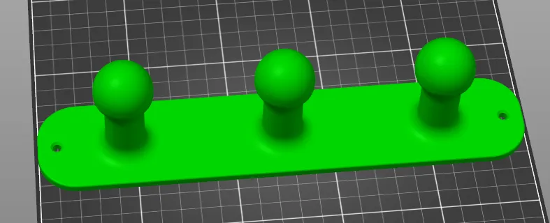 Giá treo quần áo 3 móc treo - Image 1