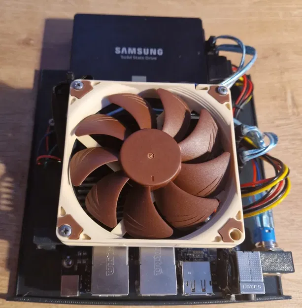 Xe trượt 2W cho Odroid H2/H3/H3+ với quạt gắn kèm - Image 1