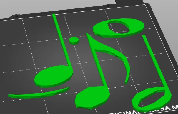 Nốt nhạc bị lỗi trong thiết kế nghệ thuật 3D - Image 1