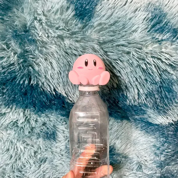 Nắp chai Kirby dễ thương cho bình PET - Image 1
