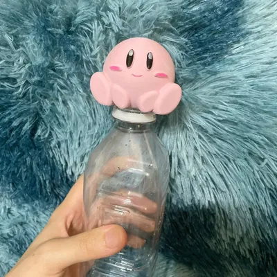 Nắp chai Kirby dễ thương cho bình PET