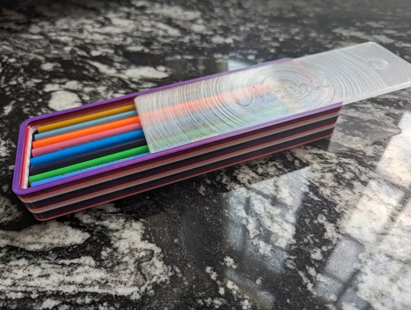 Bộ hộp bút và bút chì cá nhân hóa cho học sinh và văn phòng - Image 8