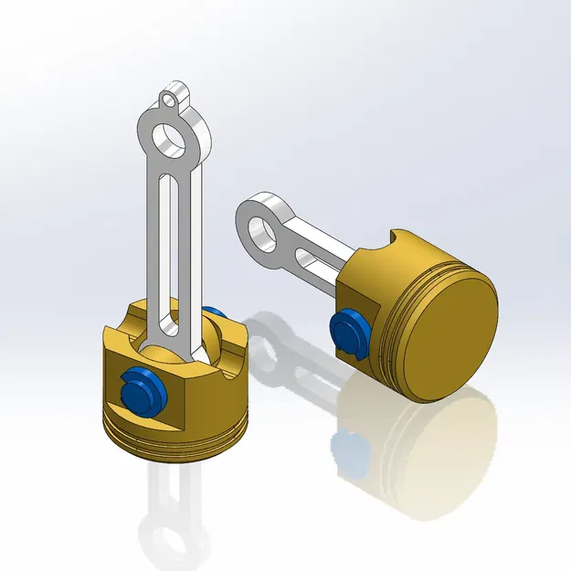 Mô hình đồ chơi pittông nhỏ - móc khóa - Image 1