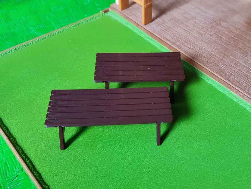 Ghế băng cho đồ chơi gia đình Sylvanian - Image 4