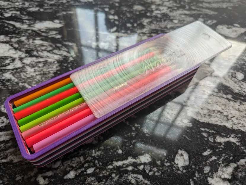 Bộ hộp bút và bút chì cá nhân hóa cho học sinh và văn phòng - Image 11