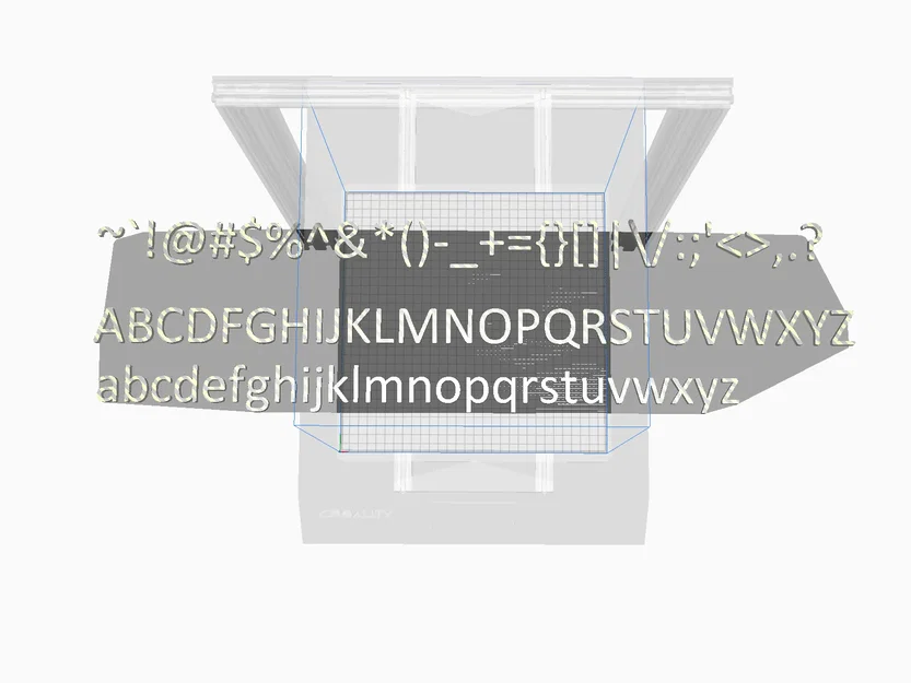 Bộ chữ cái và ký tự 3D đầy đủ với phông chữ Calibri - Image 1