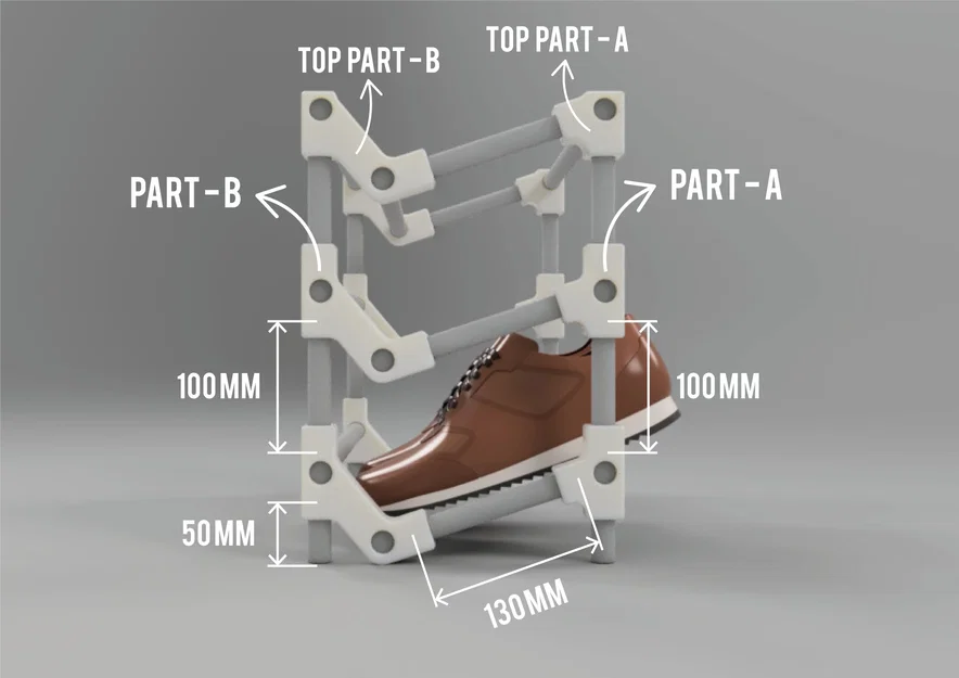 Giá để giày đa năng in 3D cá nhân hóa - Image 1