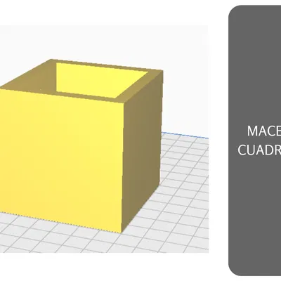 Chậu vuông nhỏ 60mm cho cây cảnh