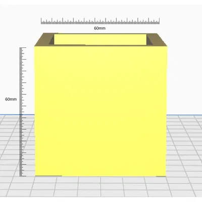 Chậu vuông nhỏ 60mm cho cây cảnh