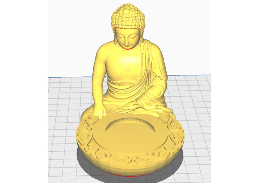 Tượng Phật với chỗ để nến - Image 4