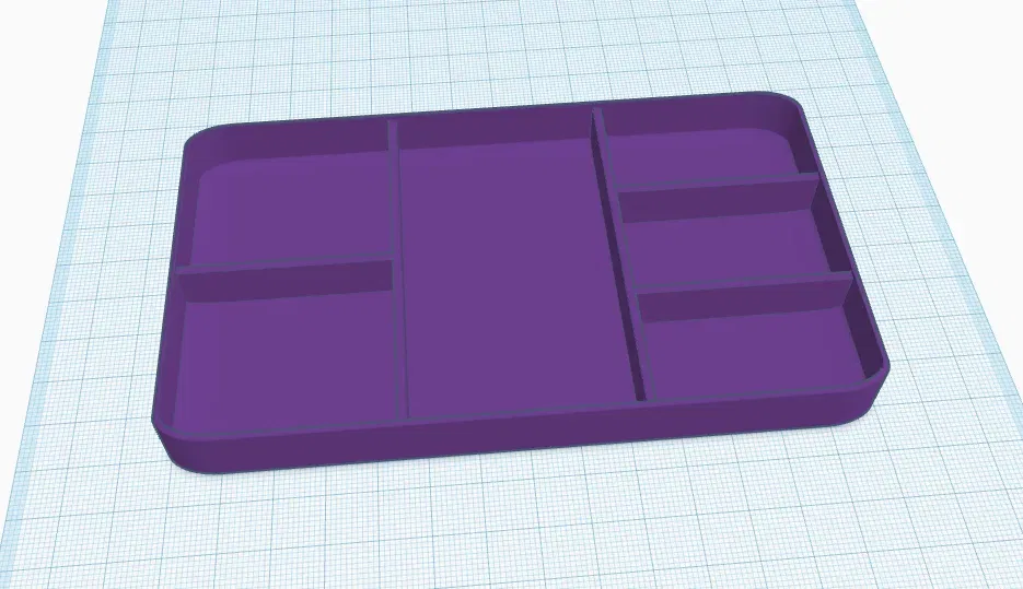 Khay đơn giản 80 x 140 mm cho linh kiện nhỏ - Image 1