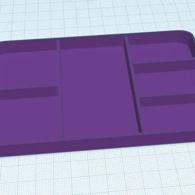 Khay đơn giản 80 x 140 mm cho linh kiện nhỏ