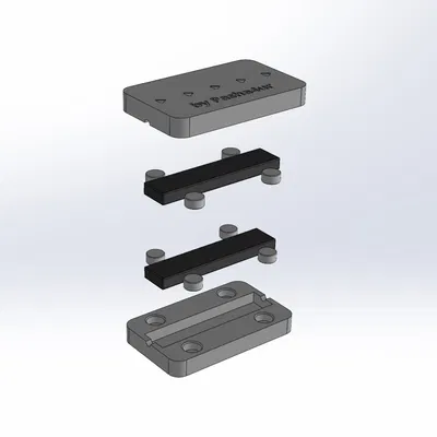 Bộ lọc filament với nam châm cho máy in 3D